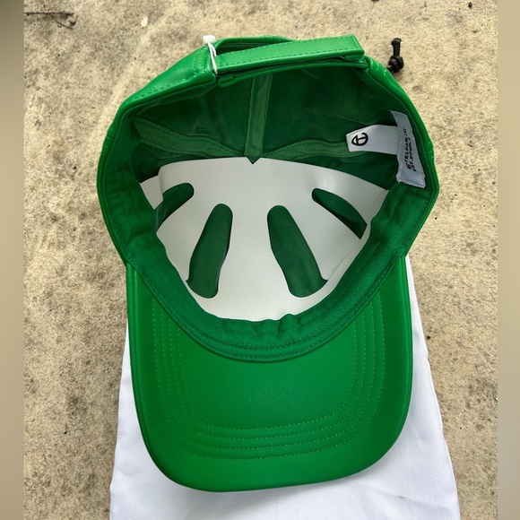 BNWT Telfar Vegan Logo Embossed Hat, Green - Picture 6 of 9